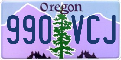 OR license plate 990VCJ