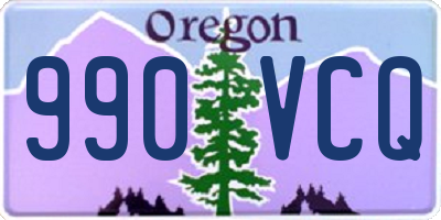 OR license plate 990VCQ