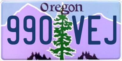 OR license plate 990VEJ