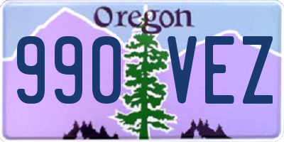 OR license plate 990VEZ