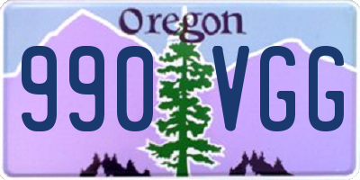 OR license plate 990VGG