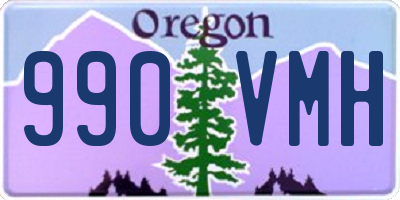 OR license plate 990VMH