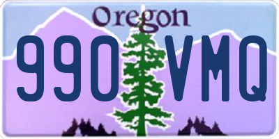 OR license plate 990VMQ