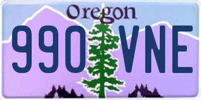 OR license plate 990VNE