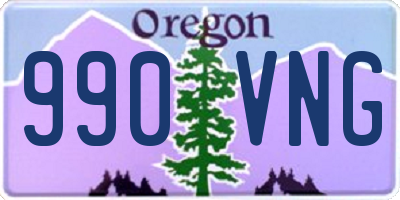 OR license plate 990VNG