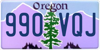 OR license plate 990VQJ