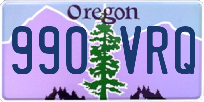 OR license plate 990VRQ