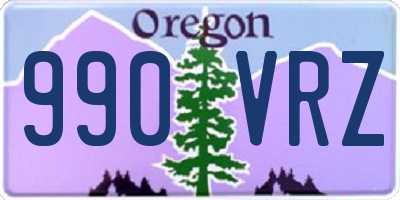 OR license plate 990VRZ