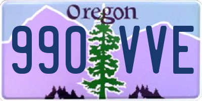 OR license plate 990VVE