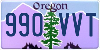 OR license plate 990VVT