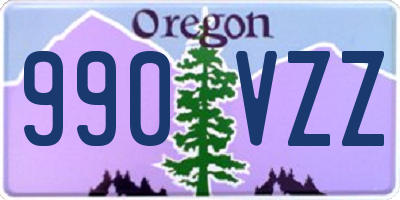 OR license plate 990VZZ