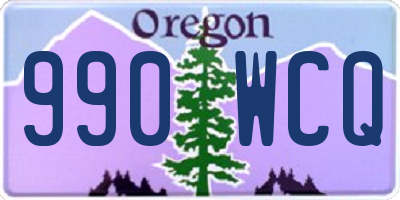 OR license plate 990WCQ