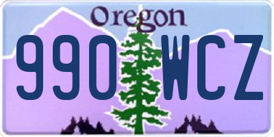 OR license plate 990WCZ