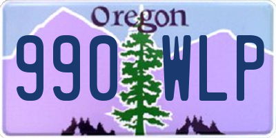 OR license plate 990WLP