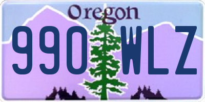 OR license plate 990WLZ