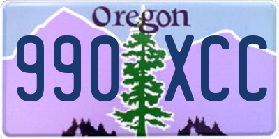 OR license plate 990XCC