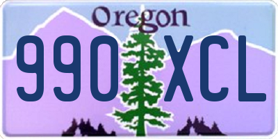 OR license plate 990XCL