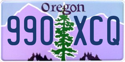 OR license plate 990XCQ