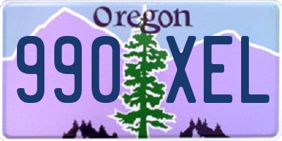 OR license plate 990XEL