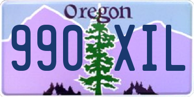 OR license plate 990XIL