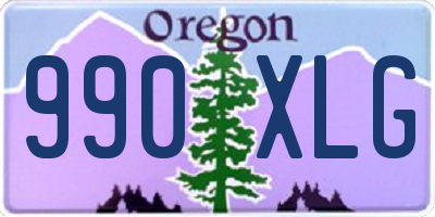 OR license plate 990XLG