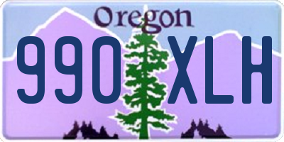 OR license plate 990XLH