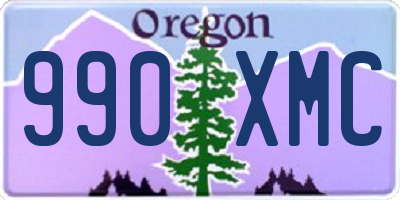 OR license plate 990XMC