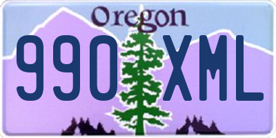 OR license plate 990XML