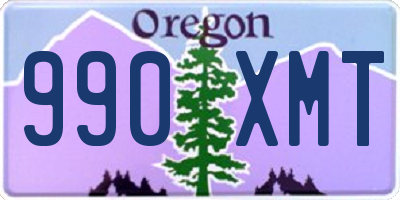 OR license plate 990XMT