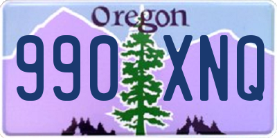 OR license plate 990XNQ