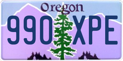 OR license plate 990XPE