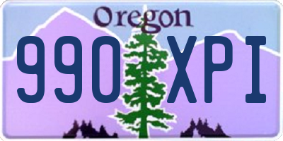 OR license plate 990XPI