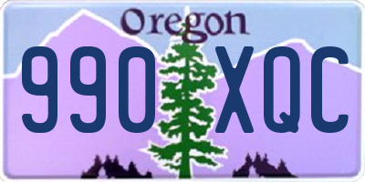 OR license plate 990XQC
