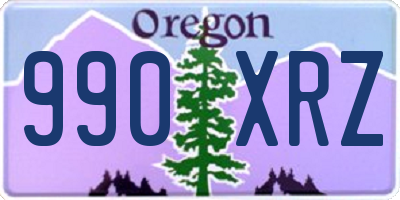 OR license plate 990XRZ