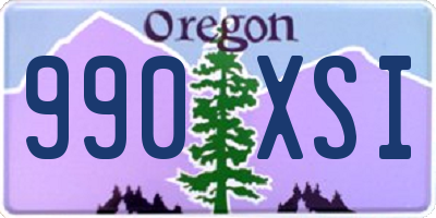 OR license plate 990XSI