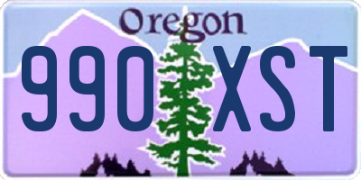 OR license plate 990XST