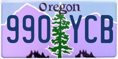 OR license plate 990YCB