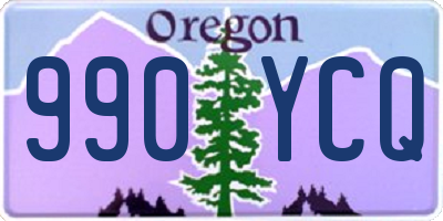 OR license plate 990YCQ