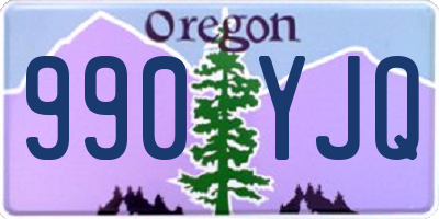 OR license plate 990YJQ
