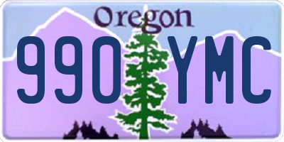 OR license plate 990YMC