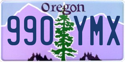 OR license plate 990YMX