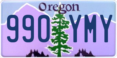 OR license plate 990YMY