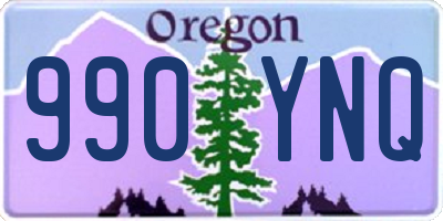 OR license plate 990YNQ