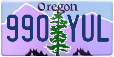 OR license plate 990YUL