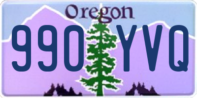 OR license plate 990YVQ