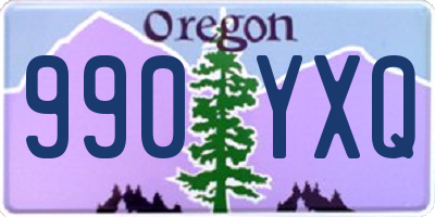OR license plate 990YXQ