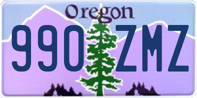 OR license plate 990ZMZ