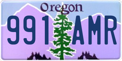 OR license plate 991AMR