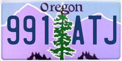 OR license plate 991ATJ