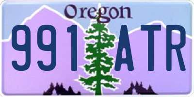 OR license plate 991ATR